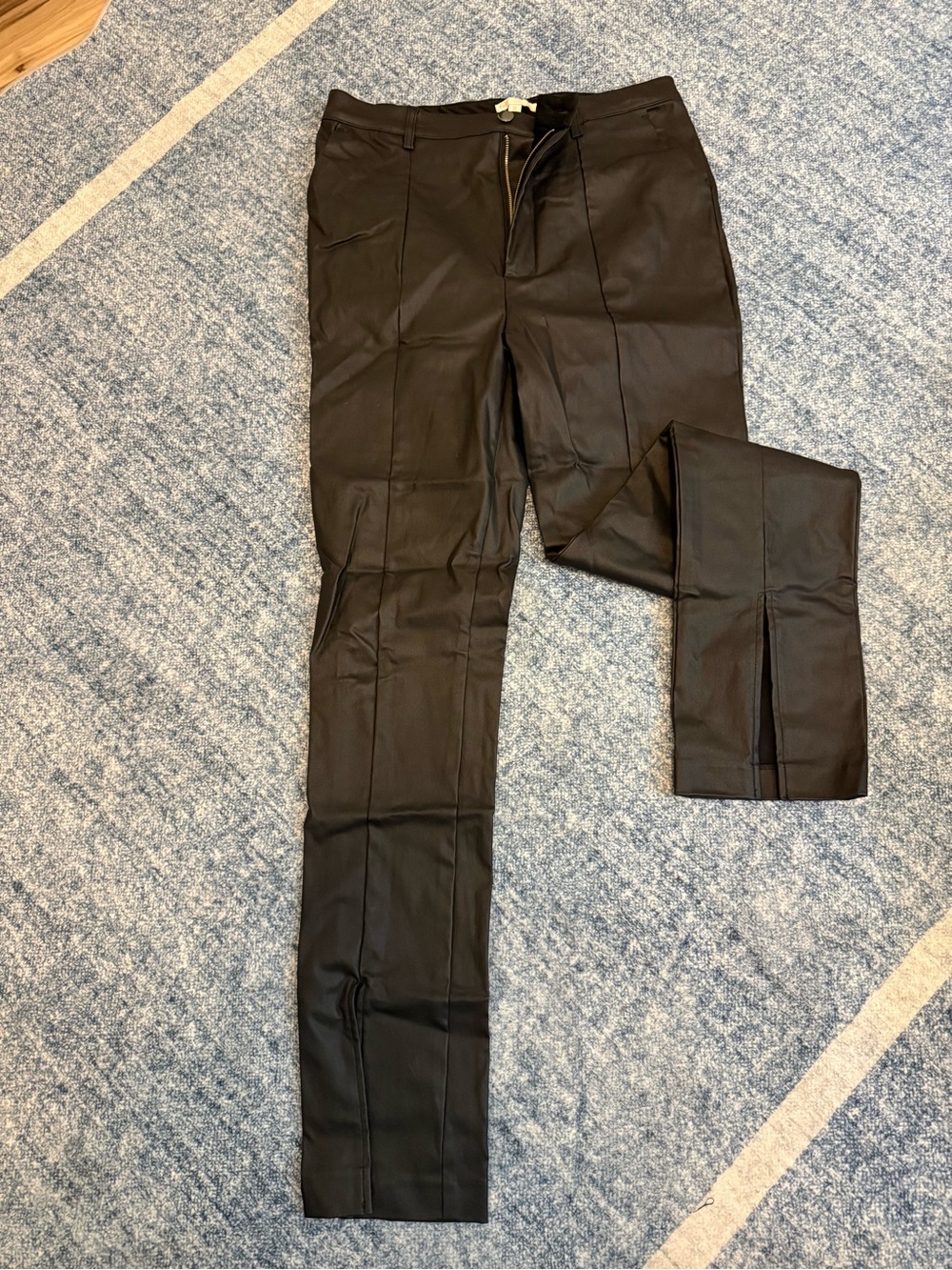 Gianni Bini Black Pleather Pants